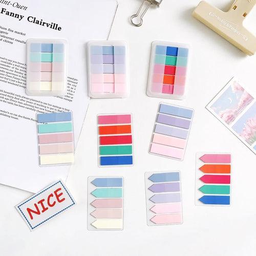 Pretty Pastel/ Bright/ Morandi Index Sticky Note Page Tabs/ Markers