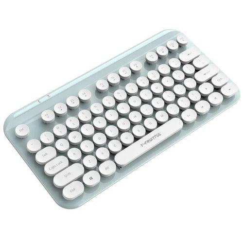 Retro Typewriter style ergonomic 2.4G Wireless Keyboard For Home/ Office | Laptop/PC