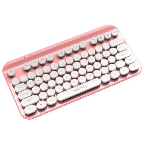 Retro Typewriter style ergonomic 2.4G Wireless Keyboard For Home/ Office | Laptop/PC