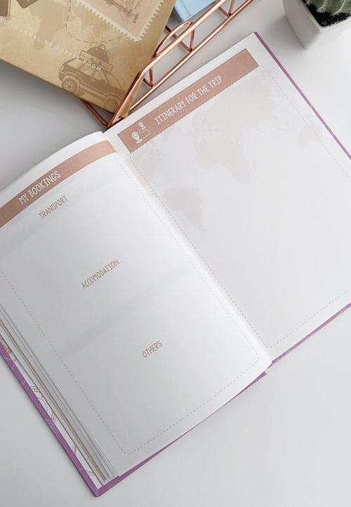 "To Travel is to Live" Travel Planner Journal | A5 Size Hardcover