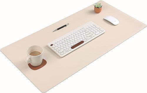 Vegan Leather Aesthetic Desk mat | 90x30 cm