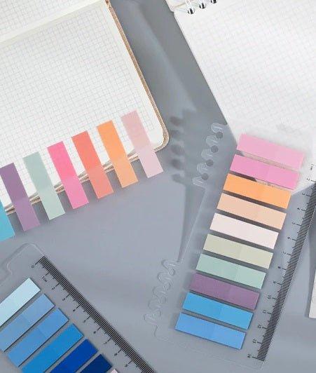Vintage Translucent Index Sticky Note Page Tabs/ Markers for annotation and notes