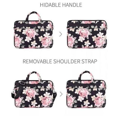 Whispering Roses Laptop Messenger Bag | Available in 2 sizes