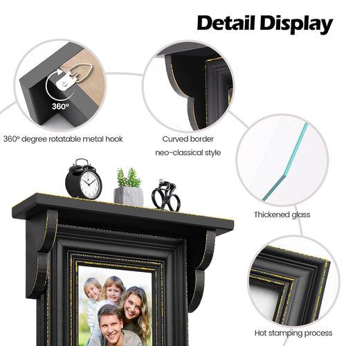 wooden Shelf  4x6 Inch Picture Frame