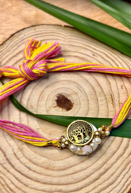 Tree of Life Lumba and Rakhi Set