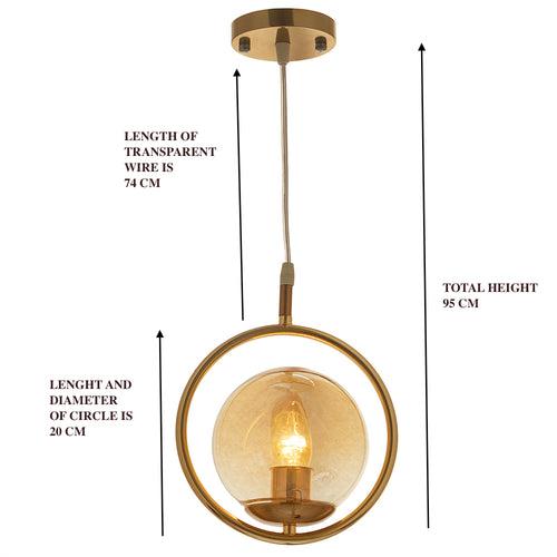 Designer Glass Metal Pendant Lighting