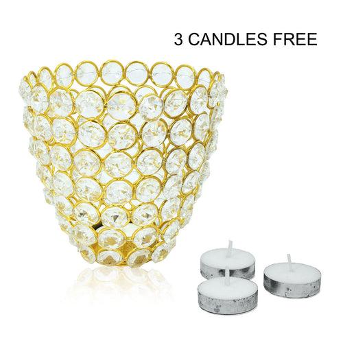 Crinds Glass Candle Lamp - Big