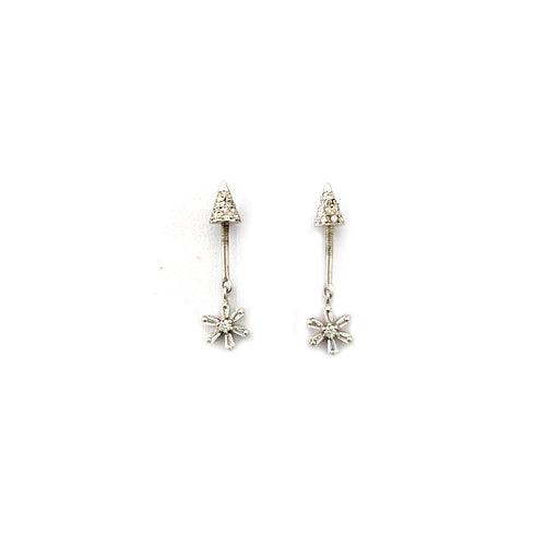 Aster Drop Helix Earrings