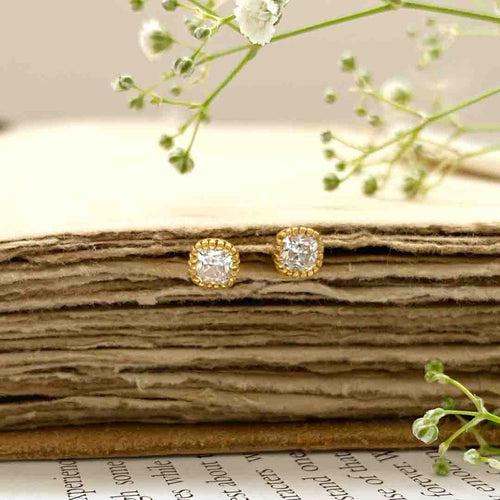 Classic Cushion Cut Earstuds