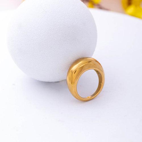 Dome Gold Ring