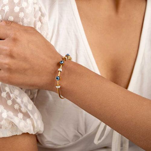 Evil Eye Cuff Bangle