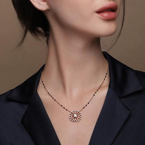 Glary Silver Mangalsutra