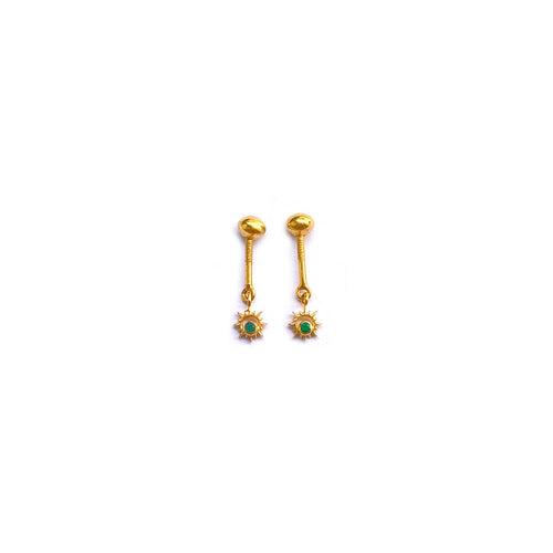 Sunshine Drop Helix Earrings