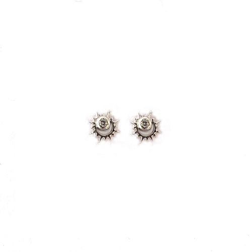 Sunshine Silver Studs