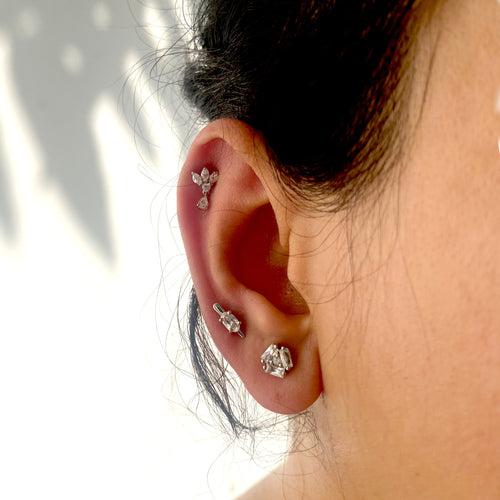 Pear Drop Helix Earstuds