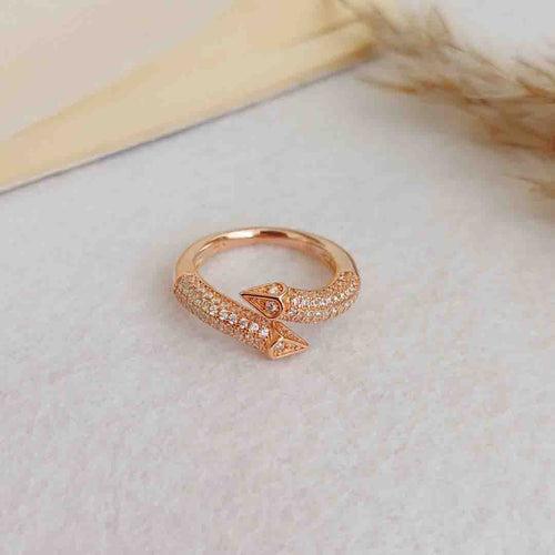 Wrap Rose Gold Silver Ring