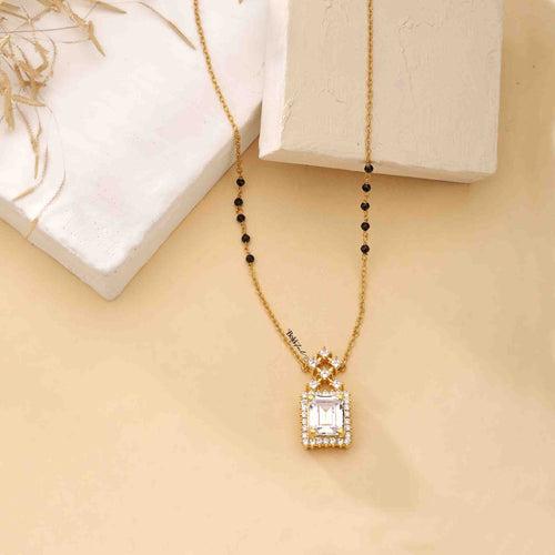 Auroral Classy Silver Mangalsutra