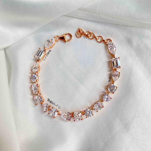 Beamy Silver Tennis Bracelet