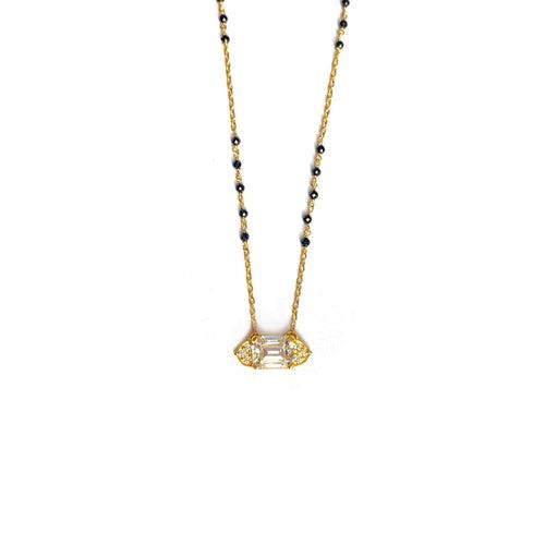 Belle Moissanite Gold Mangalsutra