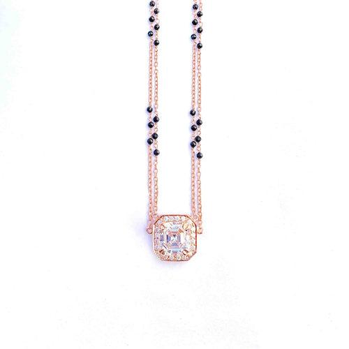 Blaze Asscher Cut Mangalsutra