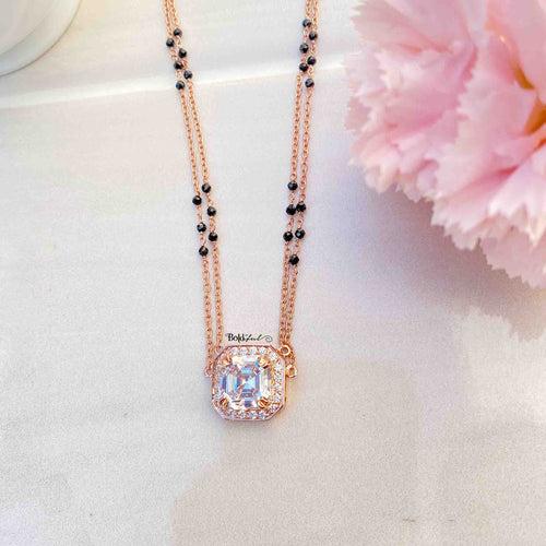 Blaze Asscher Cut Mangalsutra