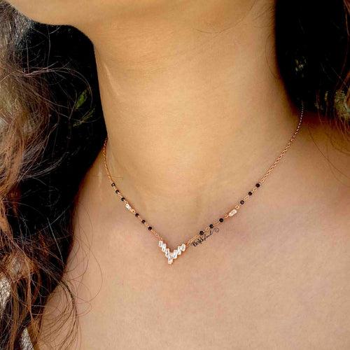 Cadence Silver Mangalsutra