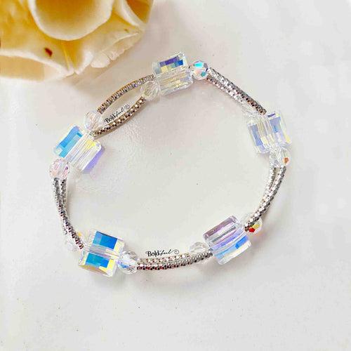 Cuboid Crystal Bracelet