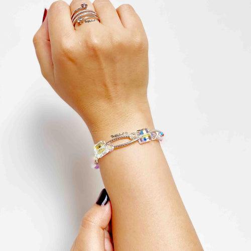 Cuboid Crystal Bracelet