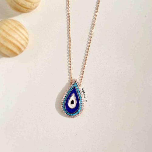 Divine Evil Eye Silver Pendant