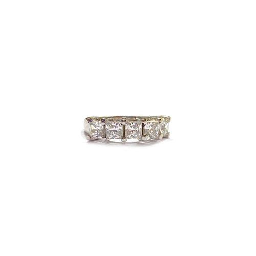 Fair Square Half Eternity Band