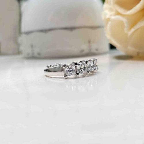 Fair Square Half Eternity Band