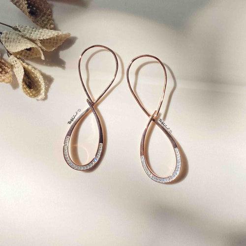 Infinity Silver Earrings