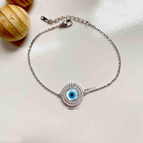 Minimal Evil Eye Bracelet