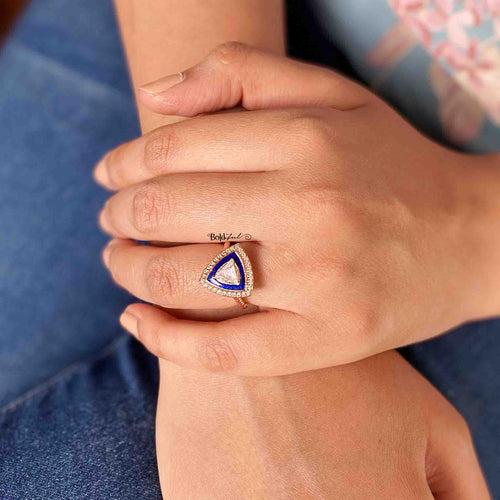 Triad Ring with Stackable Band