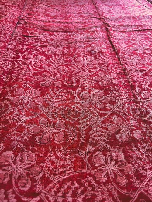 KALAMKARI : ALIZARIN RED : ORANGE