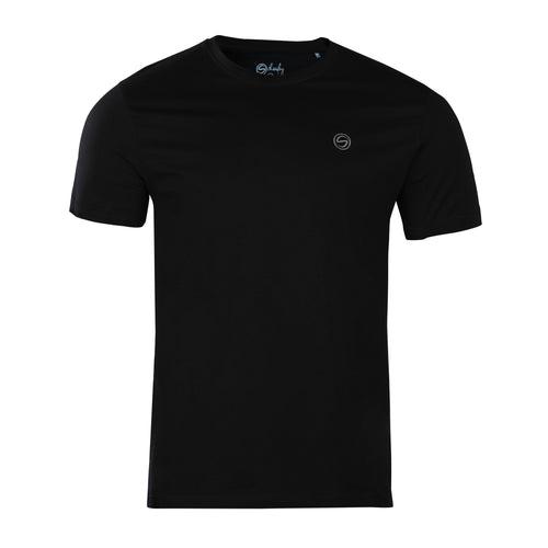 Solid Black Crew Neck Zero Stain 100 Percent Premium Cotton T shirt