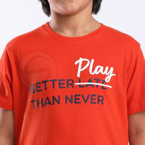 Stain Repeller Orange Tees Better Play Than Never