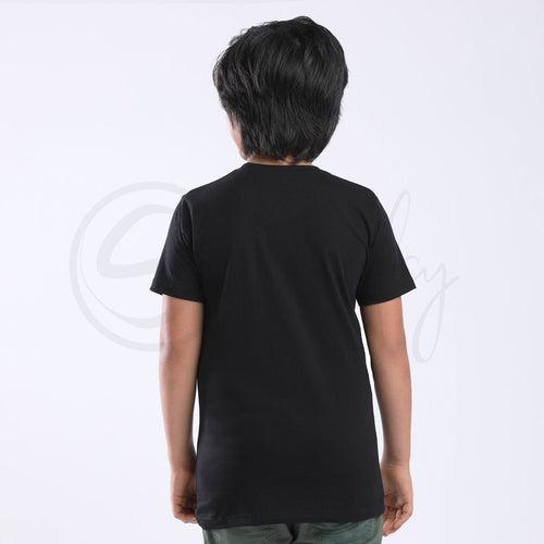 Stain Repeller Solid Black Tee