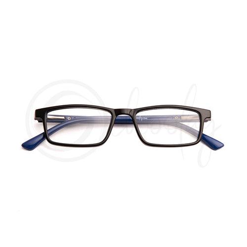 Teens or Adults LFH WFH Eye Protection Blue Rectangle Teen Specs