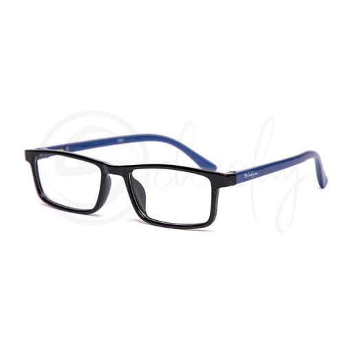 Teens or Adults LFH WFH Eye Protection Blue Rectangle Teen Specs