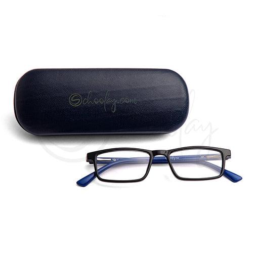 Teens or Adults LFH WFH Eye Protection Blue Rectangle Teen Specs