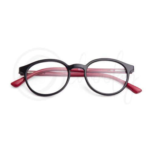 Teens or Adults WFH Eye Protection  Red Oval Teen Spects