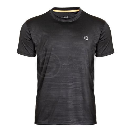 Classic Black Stripes Embossed Tee