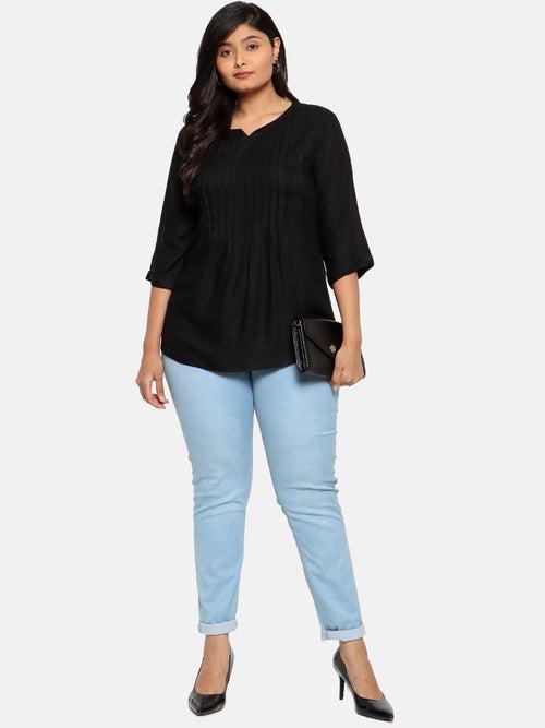 Viscose Pleated Top