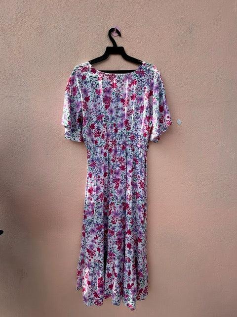 Floral Smocking Dress