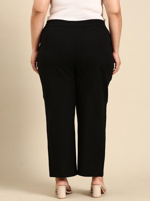 Black Linen Pant