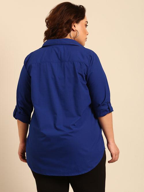 Cobalt Blue Shirt