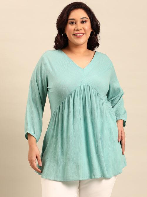 Mint Lurex Tunic