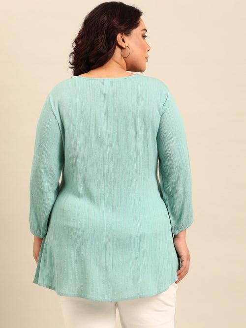 Mint Lurex Tunic