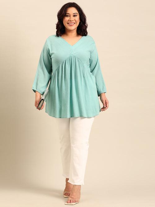 Mint Lurex Tunic